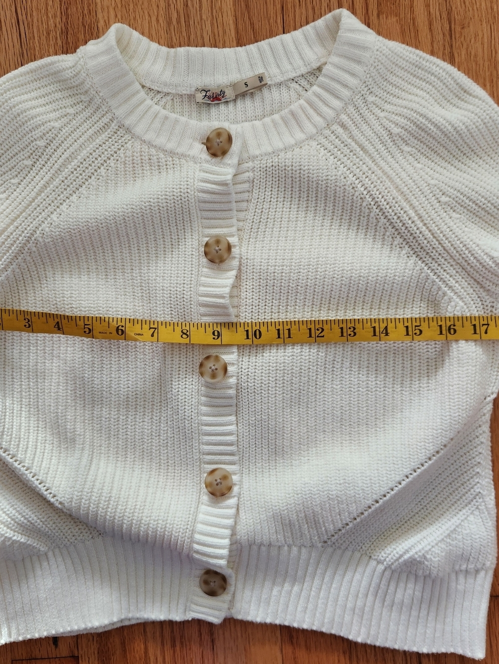 Faherty Sunwashed Fisherman Cardigan Size Small - Picture 9 of 12